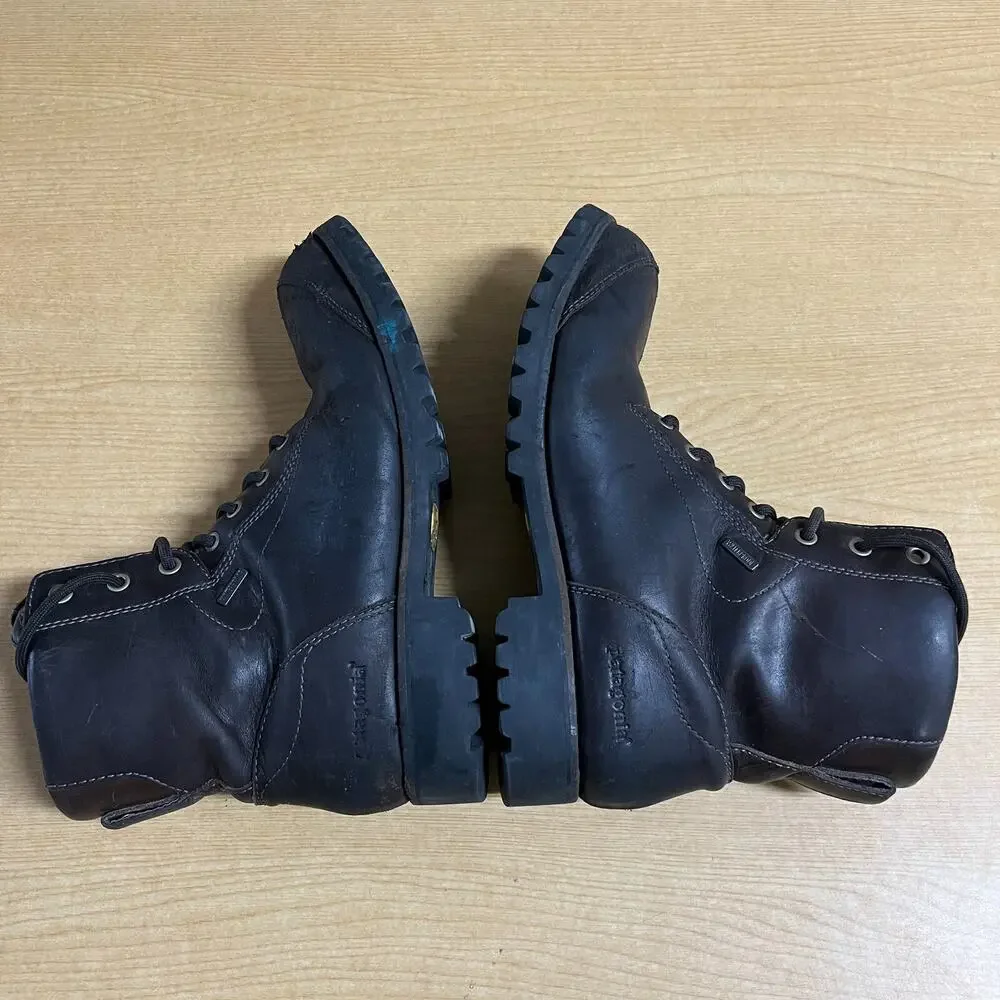 Patagonia Tin Shed 6” Waterproof Espresso Leather Work Boots Men's US 9.5
